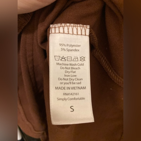 LuLaRoe Coffee Amber Hoodie - Picture 8 of 9